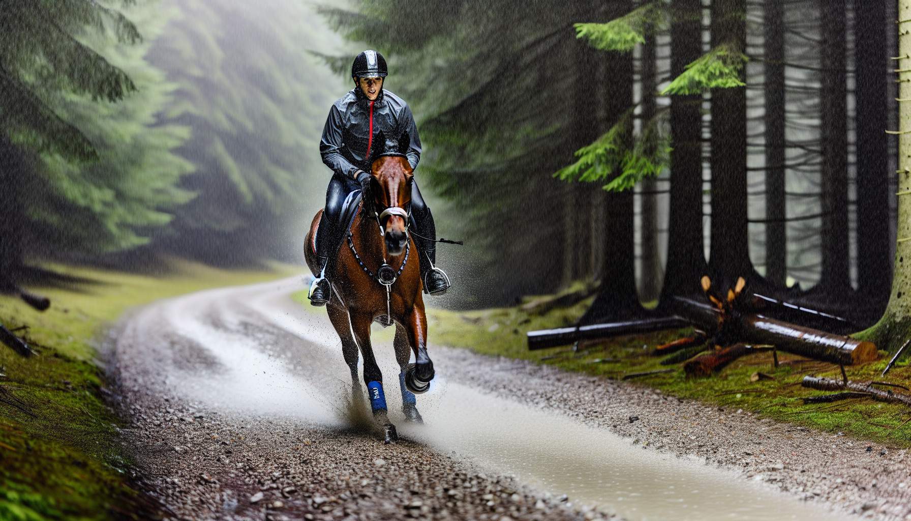Blousons Horse Pilot: test d'imperméabilité ultime ?